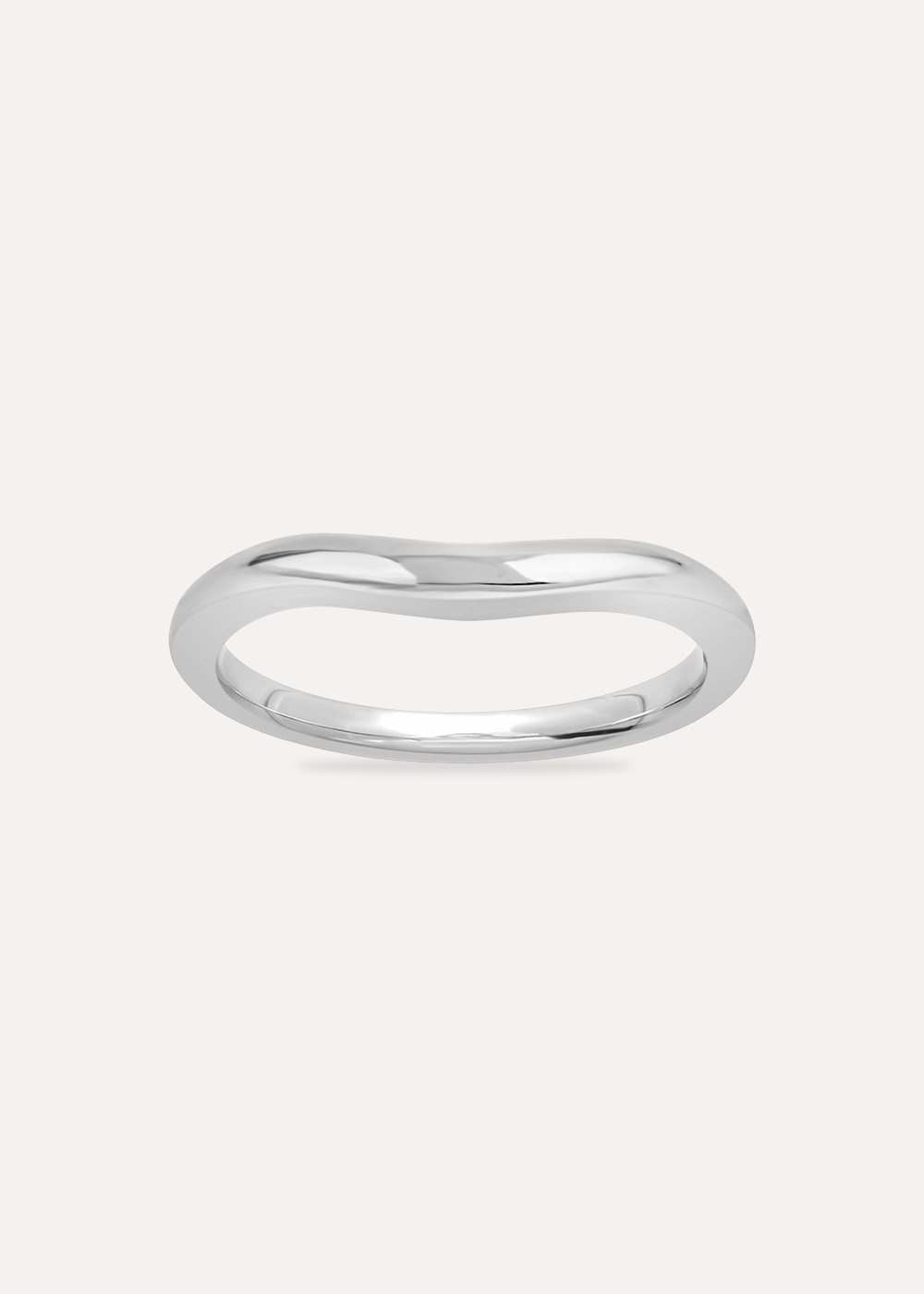 Light Curve Wedding Band 1.9mm