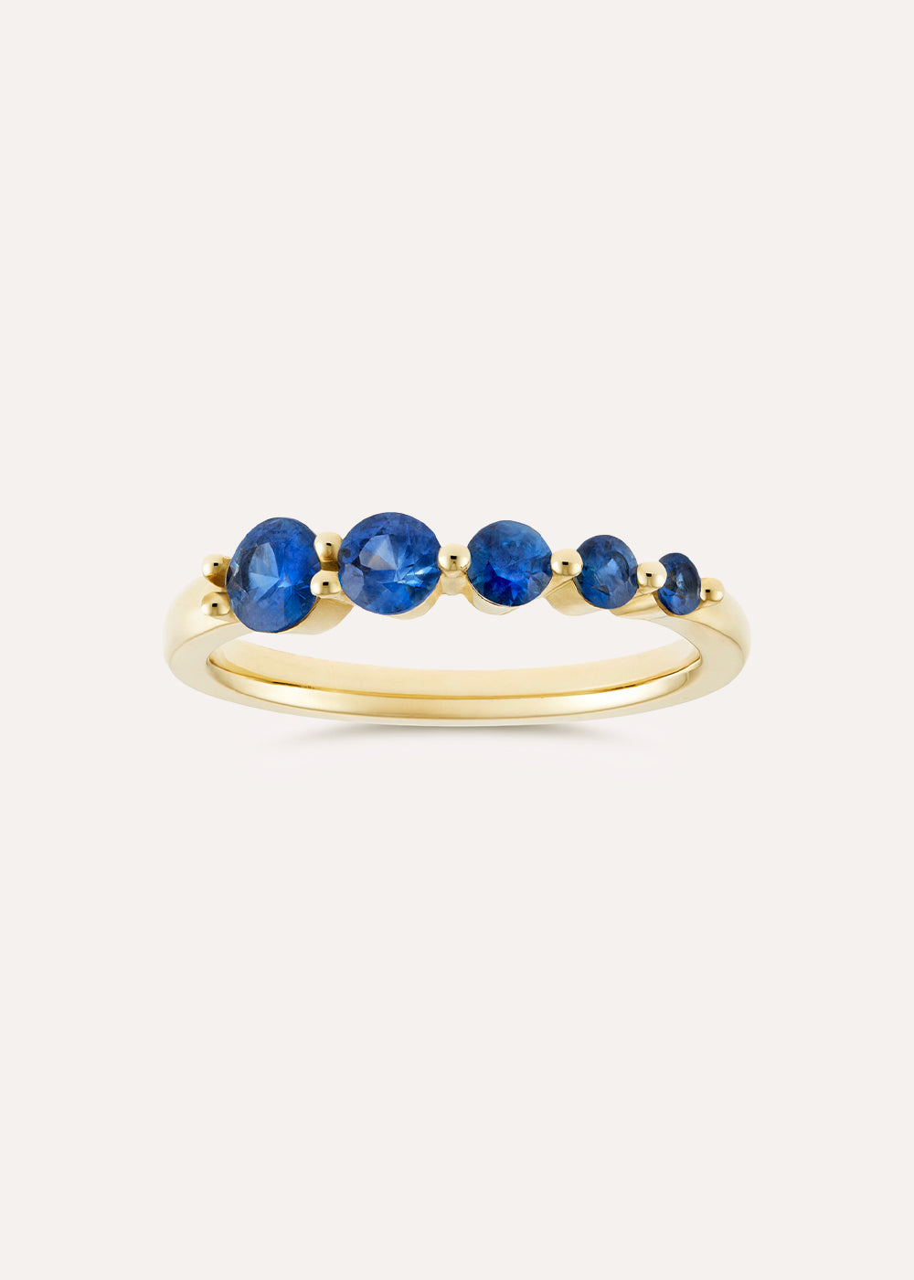 Shuga Blue Sapphire Graduated Ring