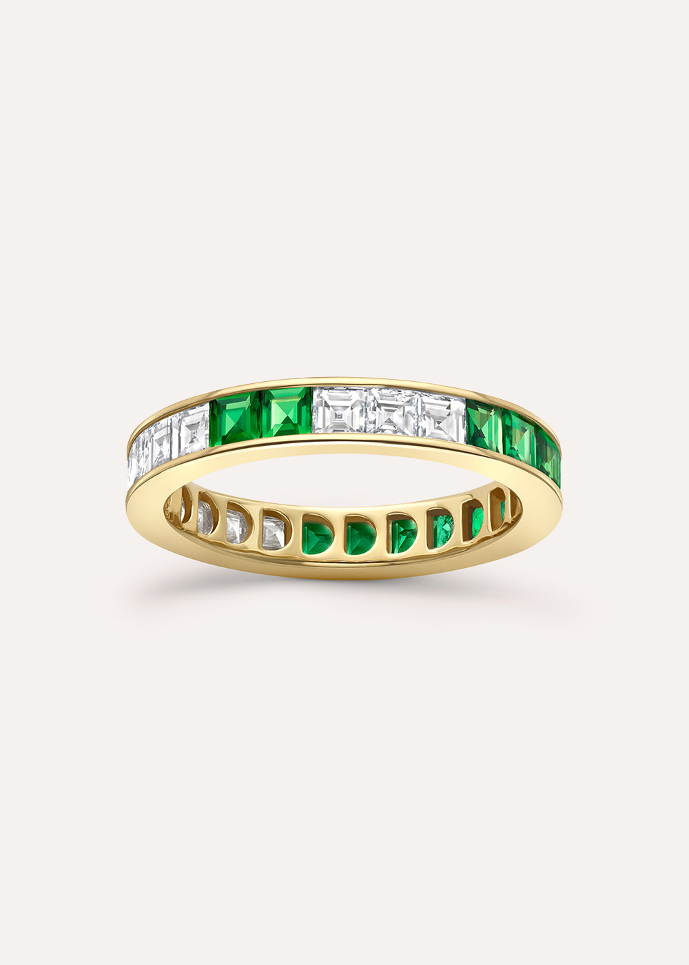 Brightside Emerald & Diamond Eternity Ring