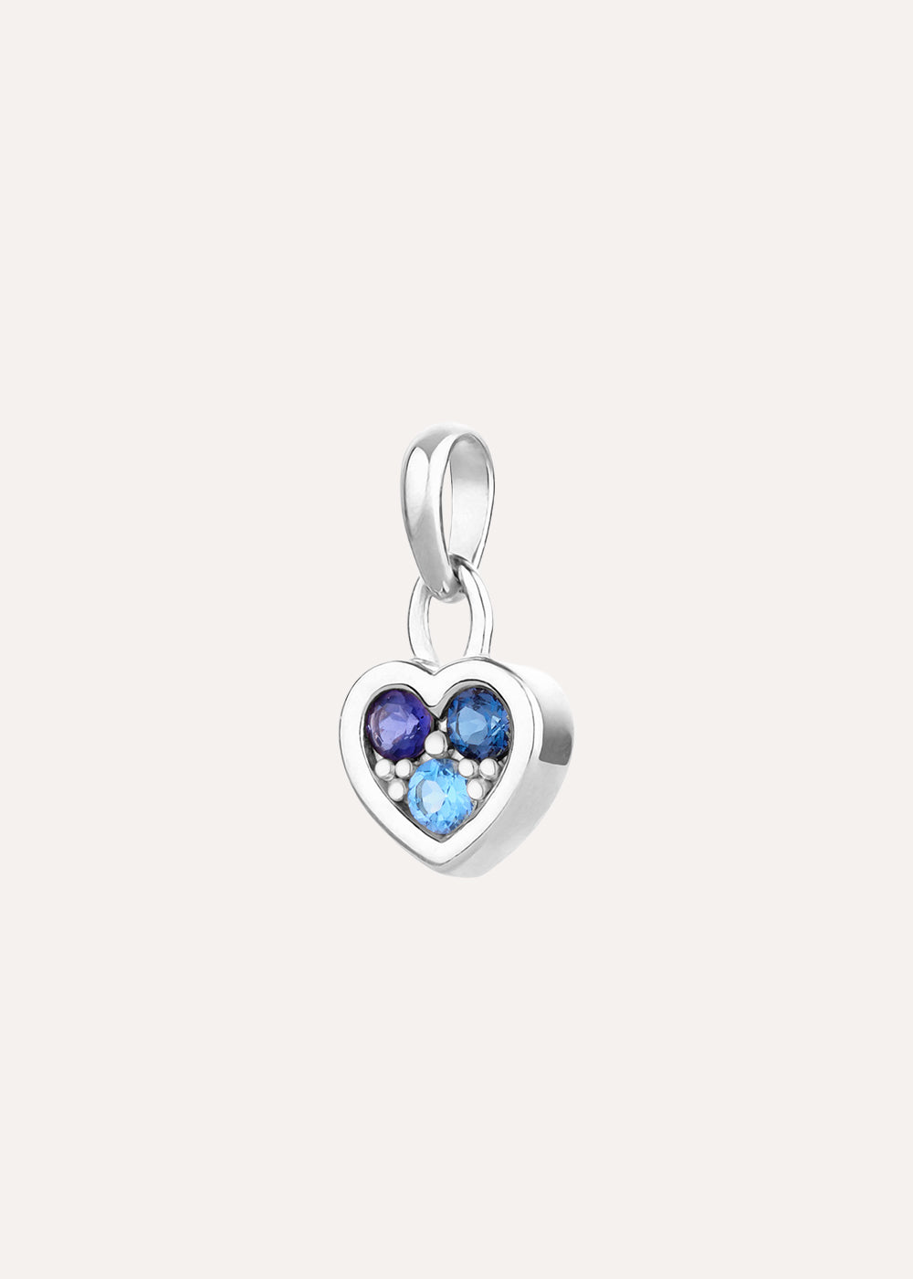Posie Gemstone Heart Charm