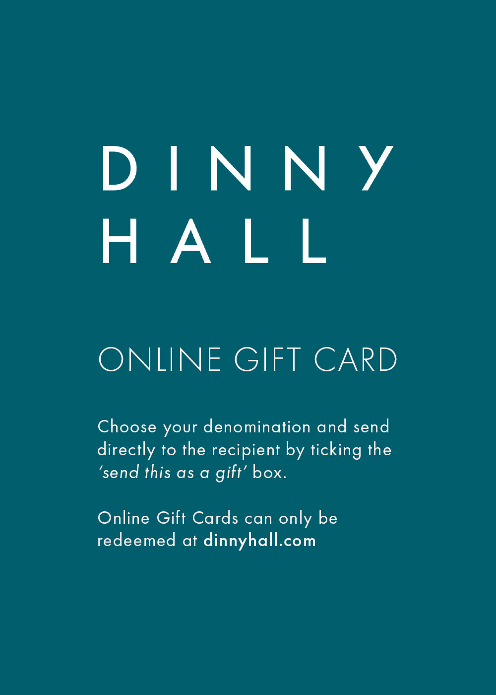 Online Gift Card