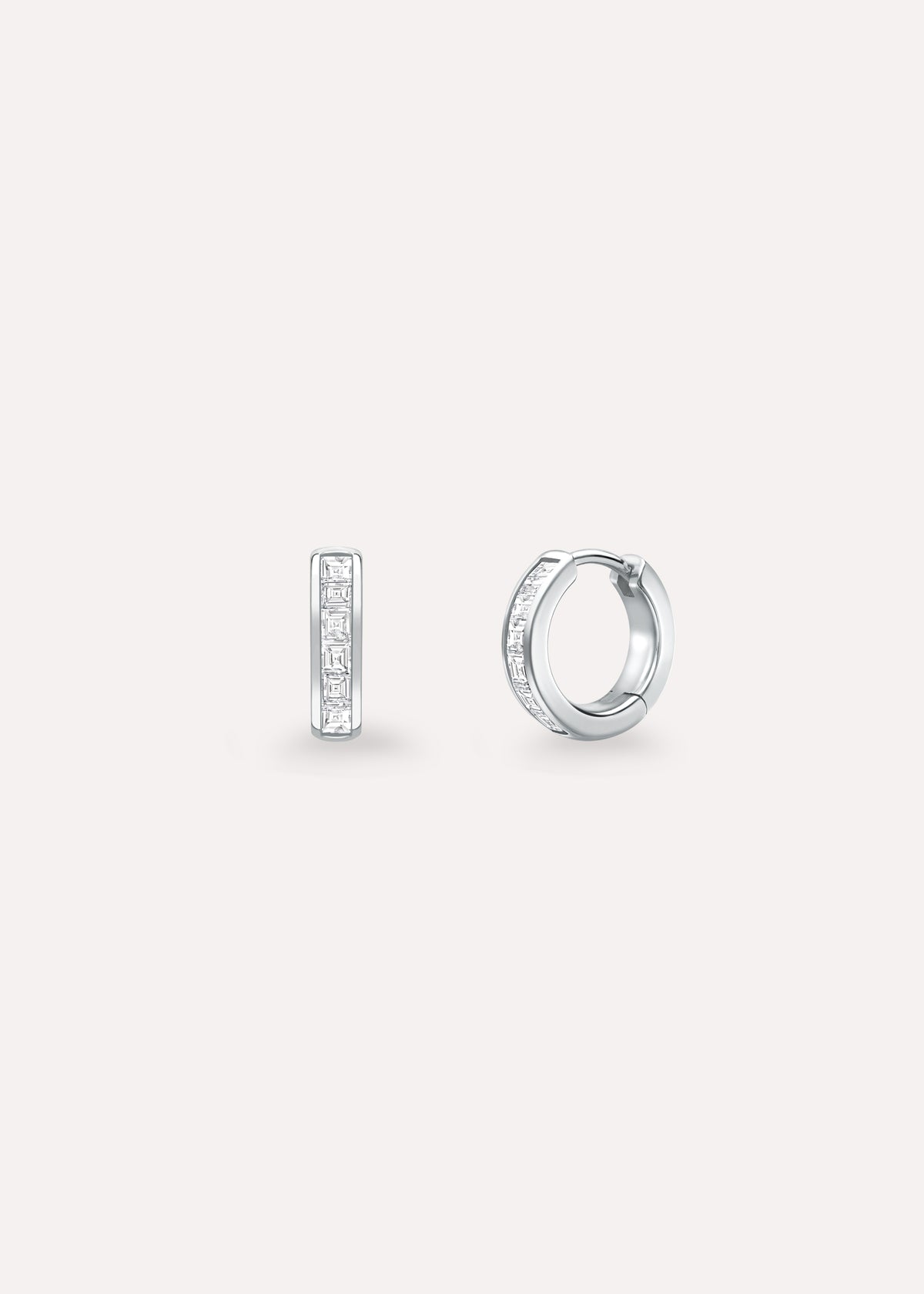 Brightside Diamond Hoop Earrings