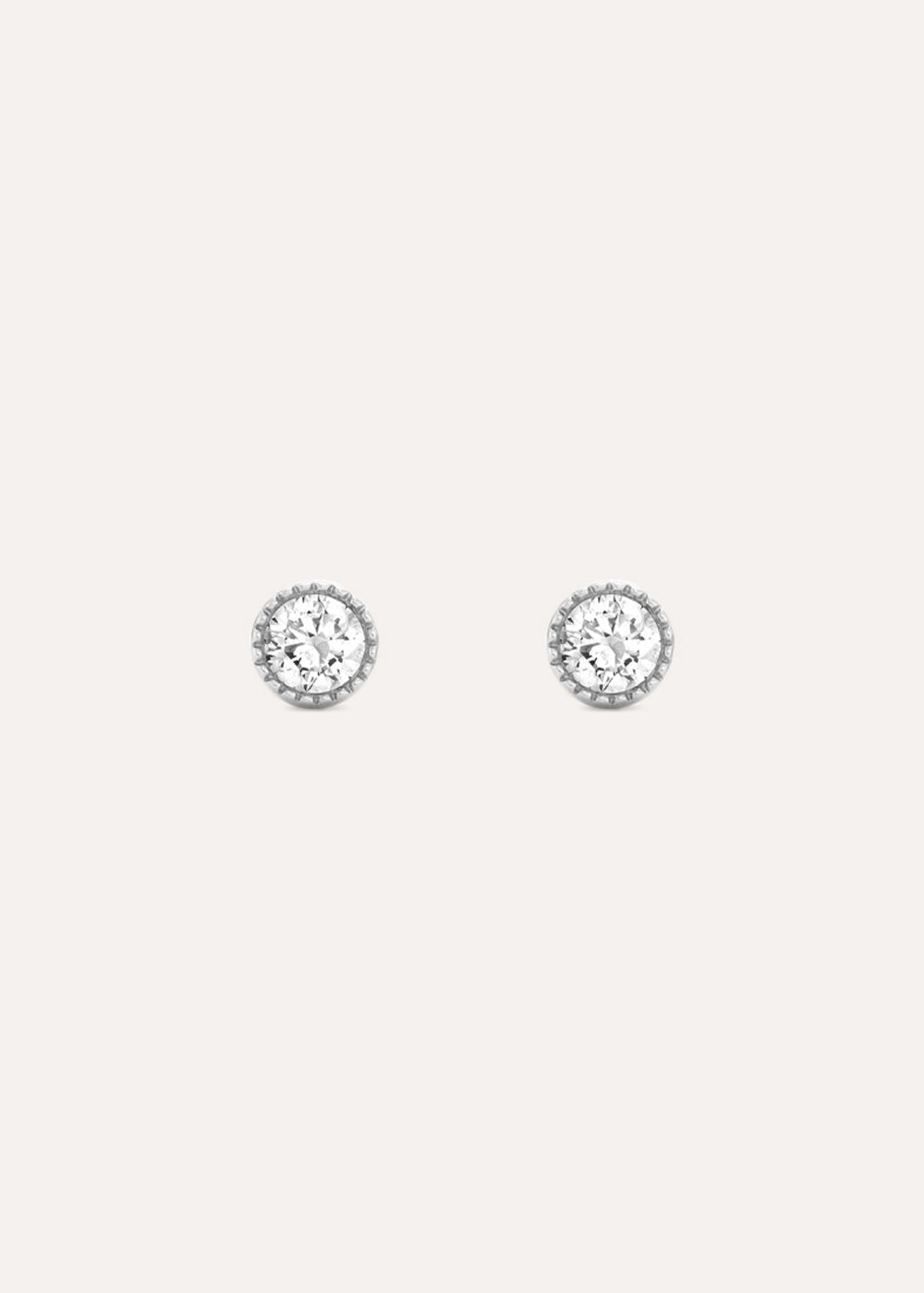 Jasmine Lab-Grown Diamond Solitaire Stud Earrings