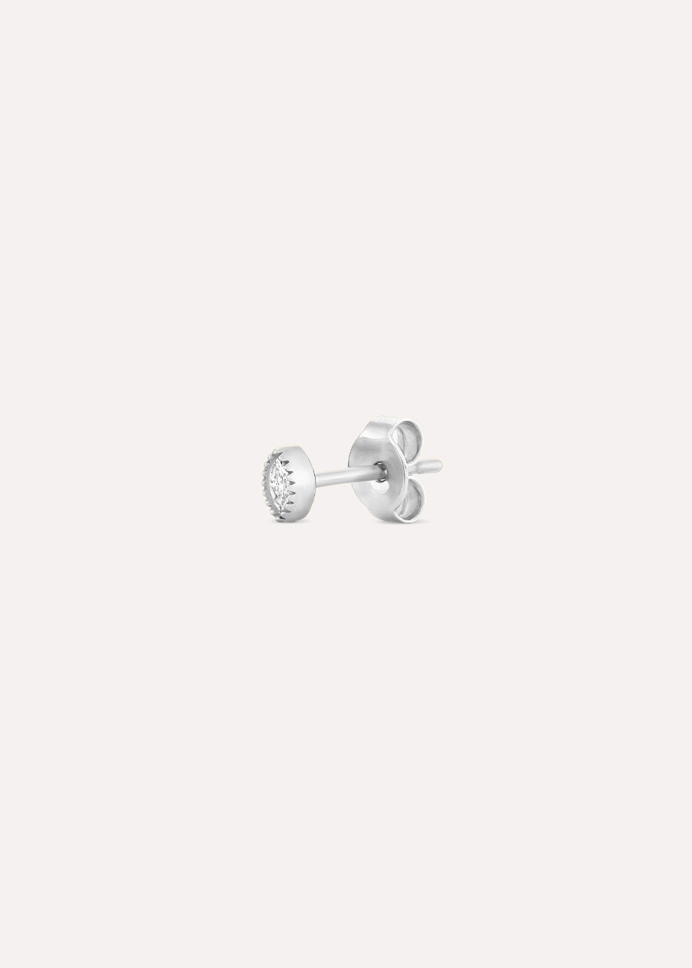 Single Jasmine Mini Lab-Grown Marquise Diamond Stud Earring