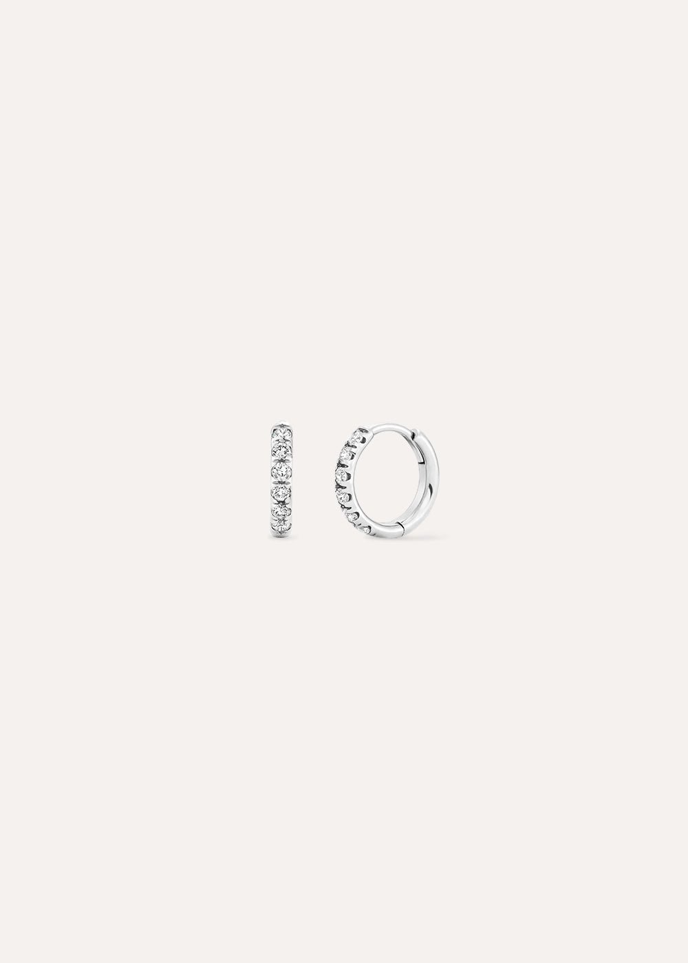 Mini Lab-Grown Diamond Huggie Hoop Earrings
