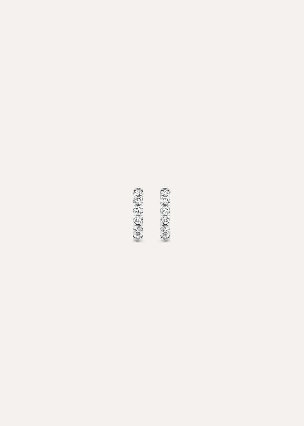 Mini Lab-Grown Diamond Huggie Hoop Earrings