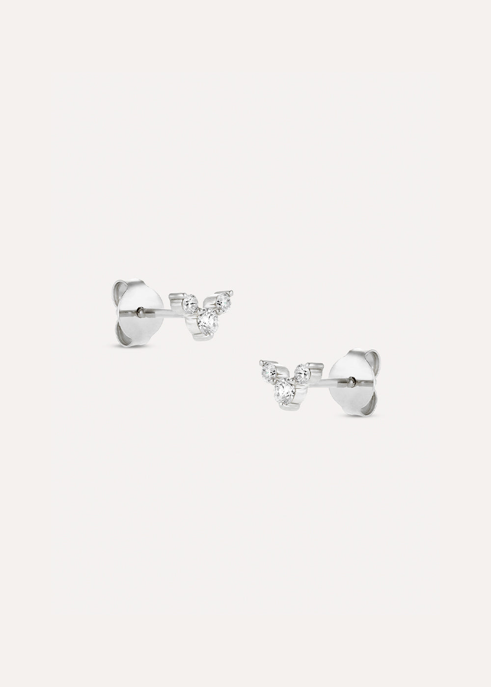 Shuga Chevron Lab-Grown Diamond Stud Earrings