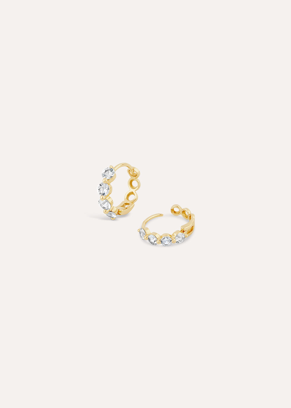 Shuga Lab-Grown Diamond Huggie Hoop Earrings