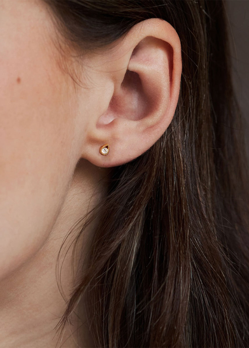 Jasmine Lab-Grown Diamond Teardrop Stud Earrings