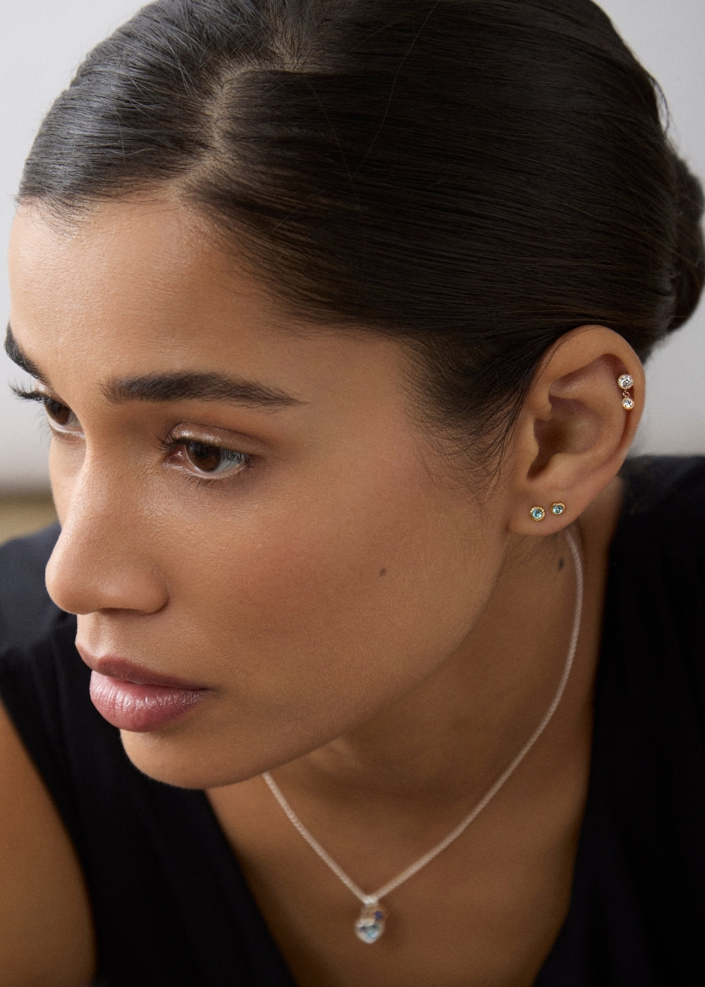 Lab-Grown Diamond Double Diamond Stud Earrings