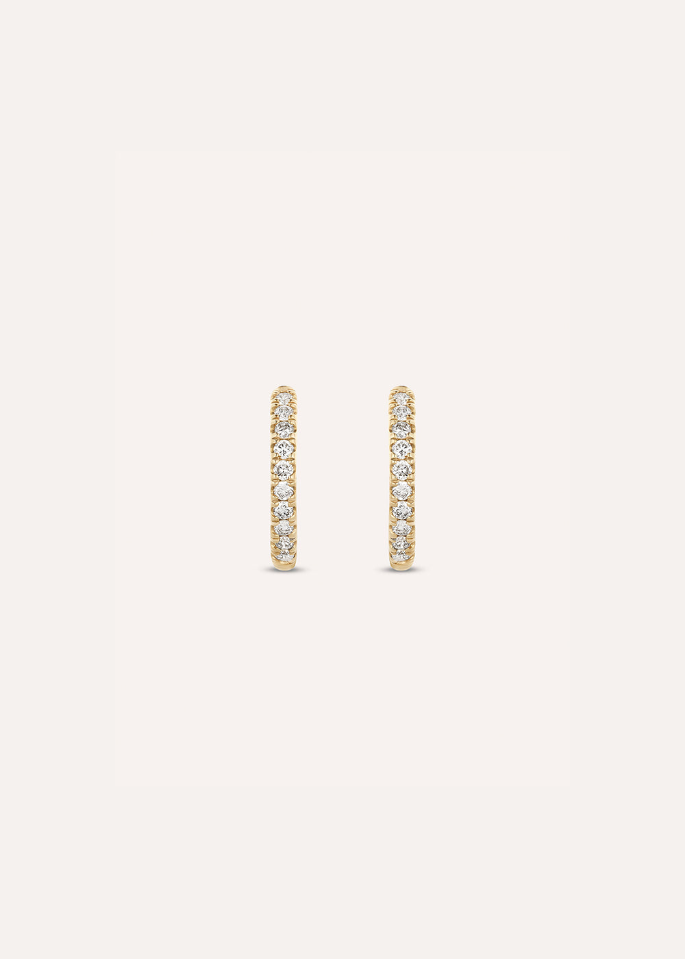 Medium Lab-Grown Diamond Huggie Hoop Earrings