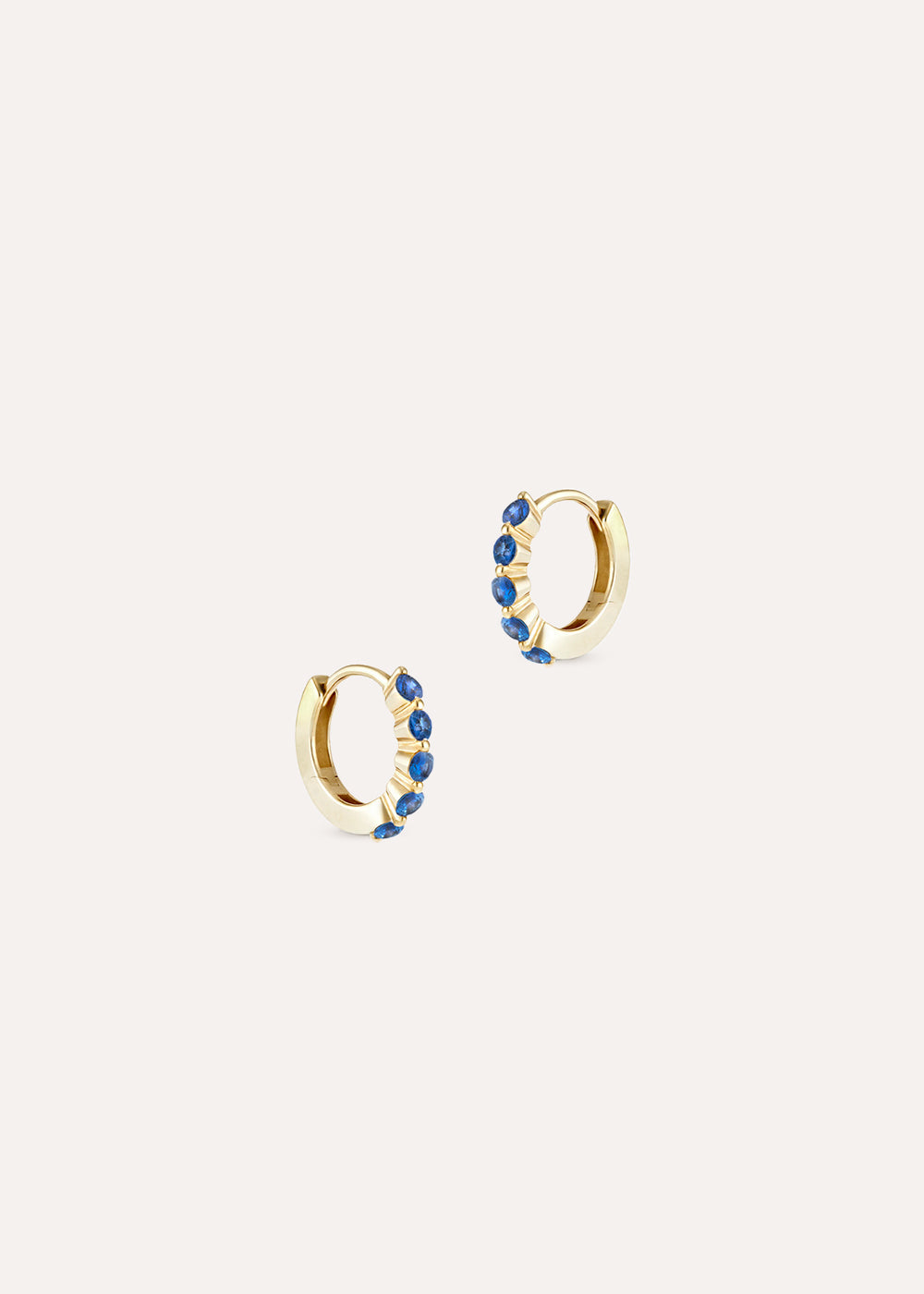 Shuga Mini Blue Sapphire Huggie Hoop Earrings