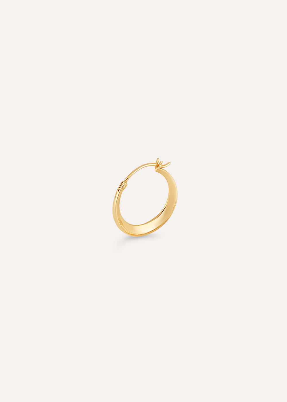 Single Signature Rhea Click Hoop Earring