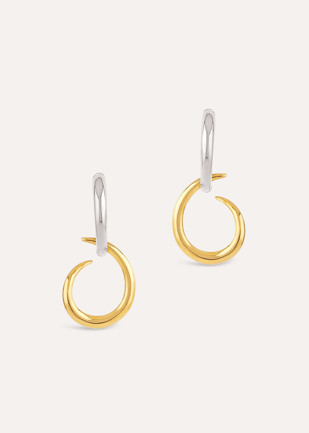 Toro Drop Hoop Earrings