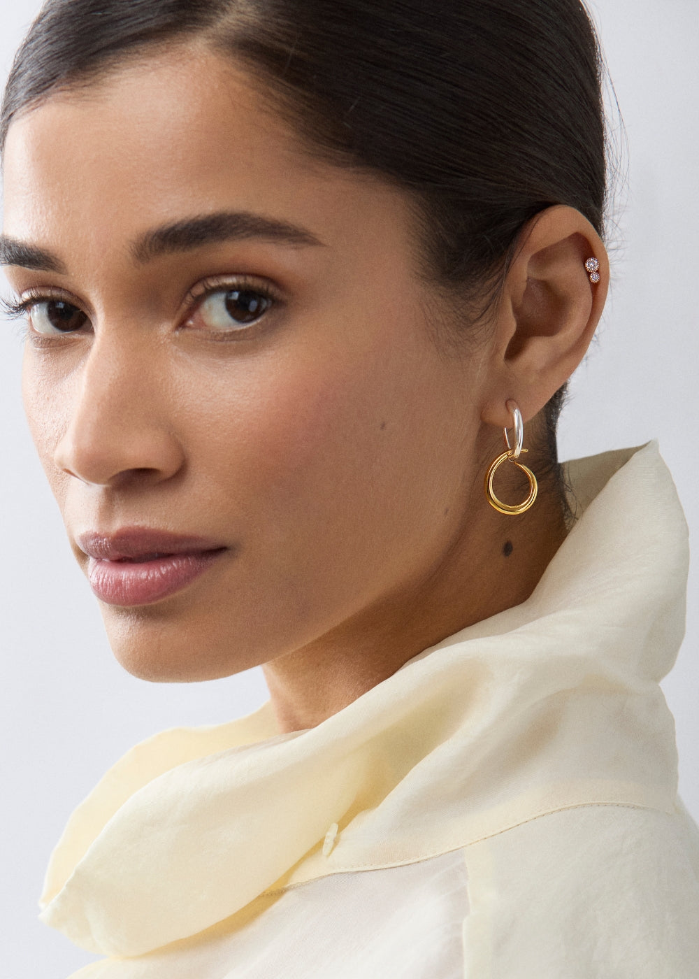 Toro Drop Hoop Earrings