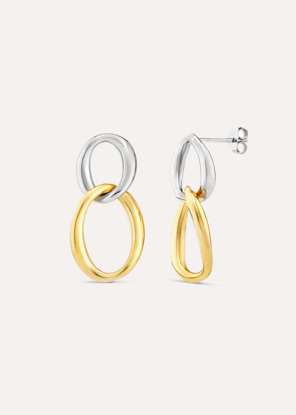 Wave Double Drop Earrings