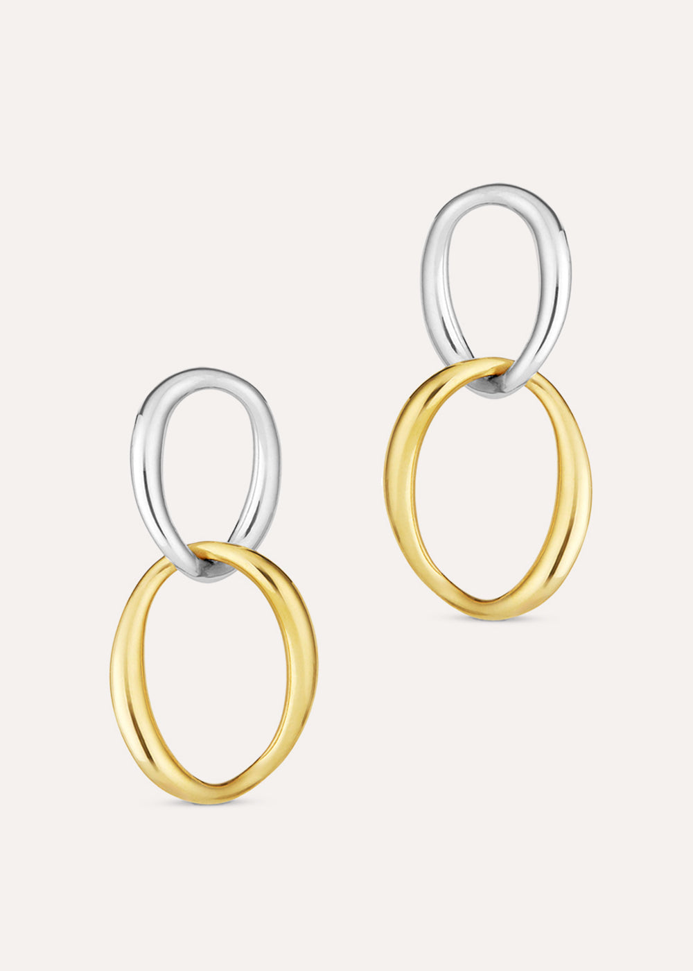 Wave Large Double Drop Earrings