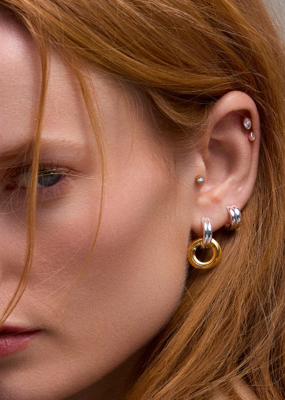Iceni Warrior Huggie Hoop Earrings