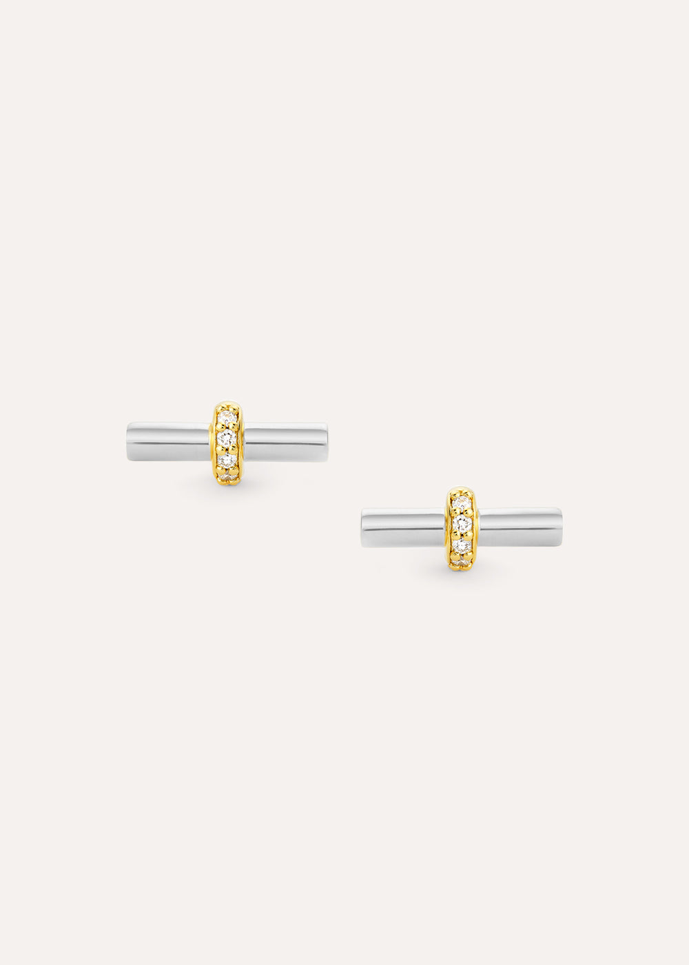 My World T-Bar Stud Earrings