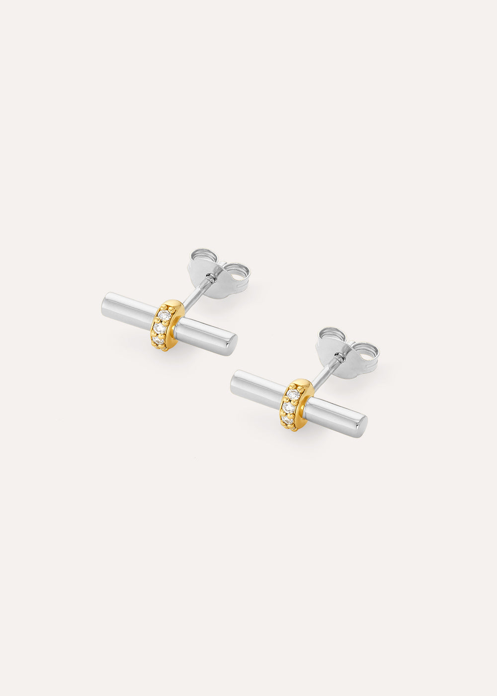 My World T-Bar Stud Earrings