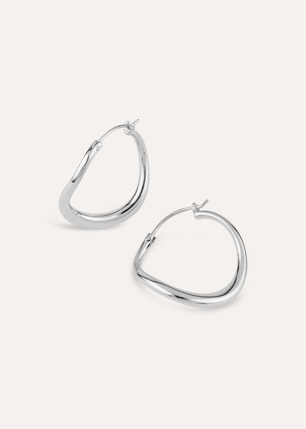 Wave Small Hoop Earrings
