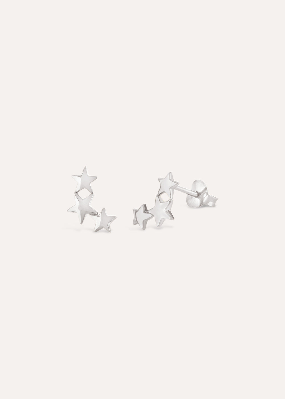 Star Trio Stud Earrings