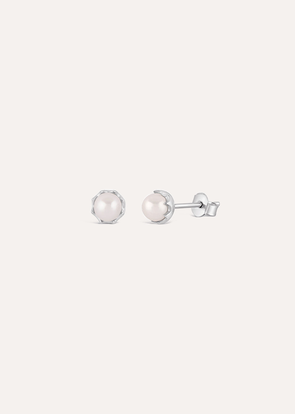 Gem-Drop Freshwater Pearl Stud Earrings