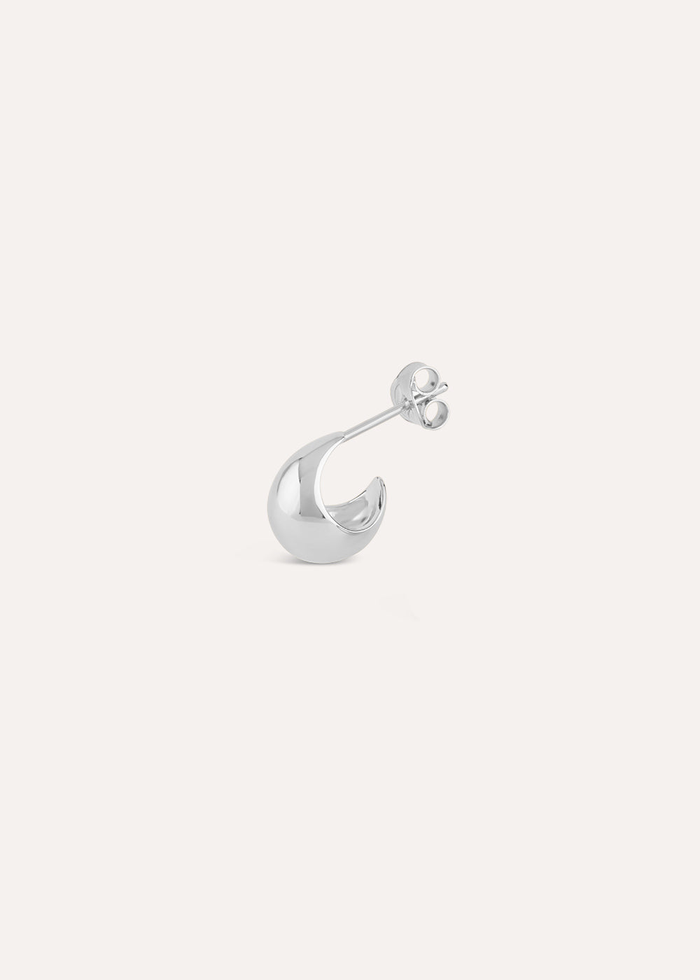Single Scoop Mini Hoop Earring