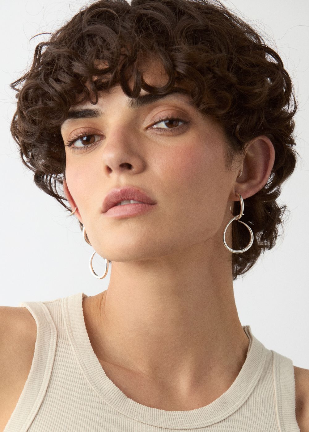 Toro Large Drop Hoop Earrings