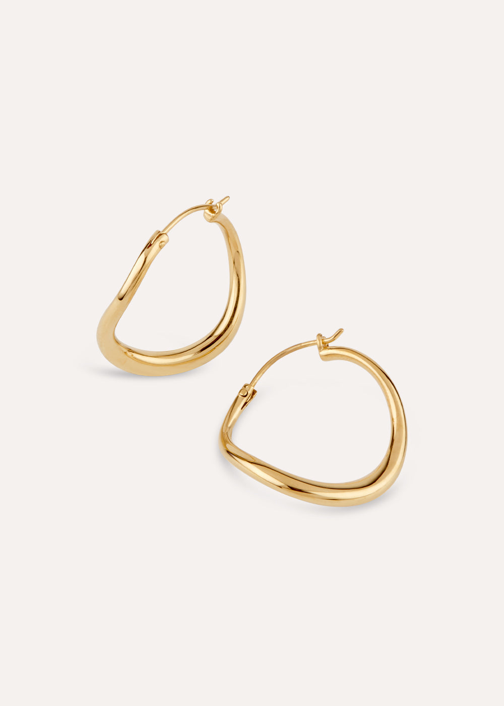 Wave Small Hoop Earrings