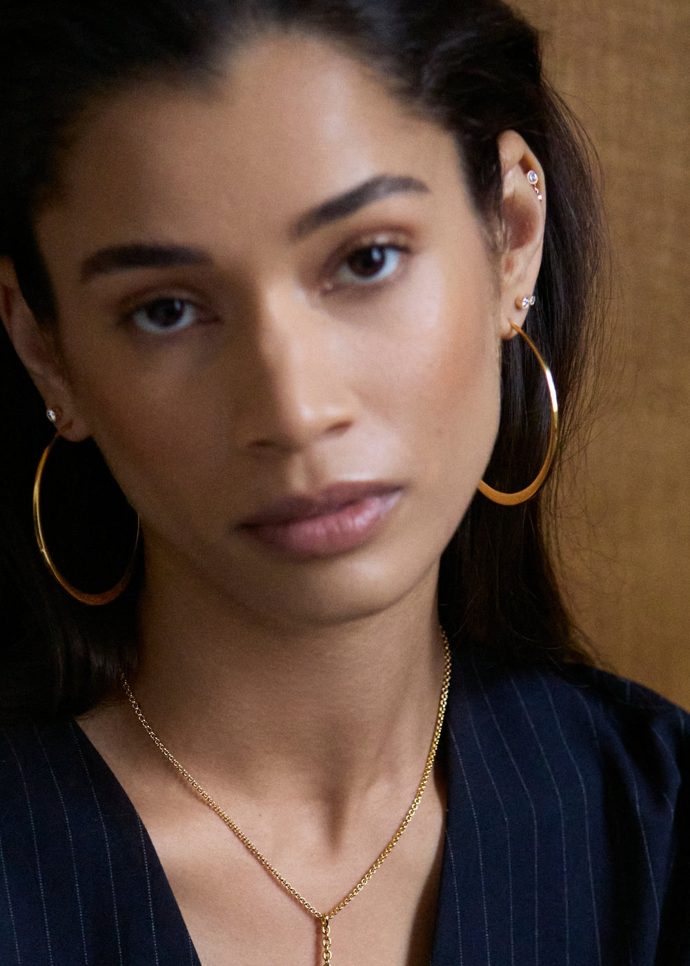 Signature Large Hoop Earrings