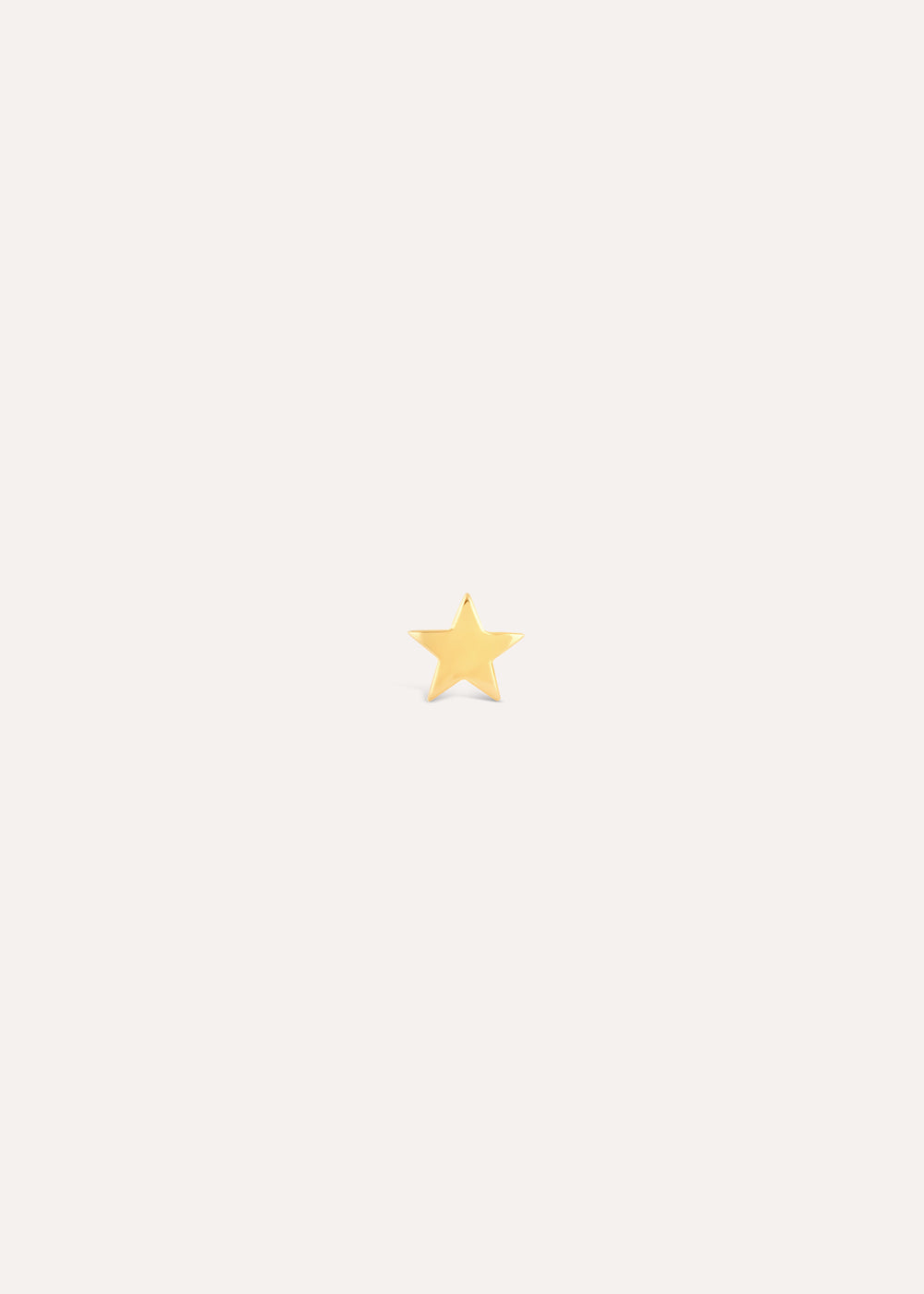 Single Star Mini Stud Earring