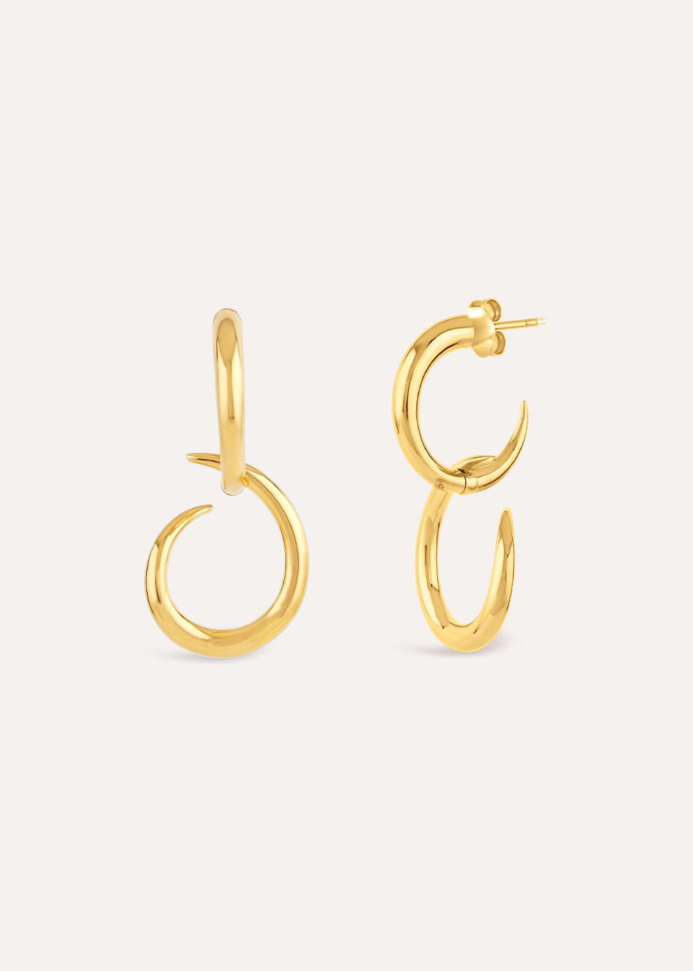 Toro Drop Hoop Earrings