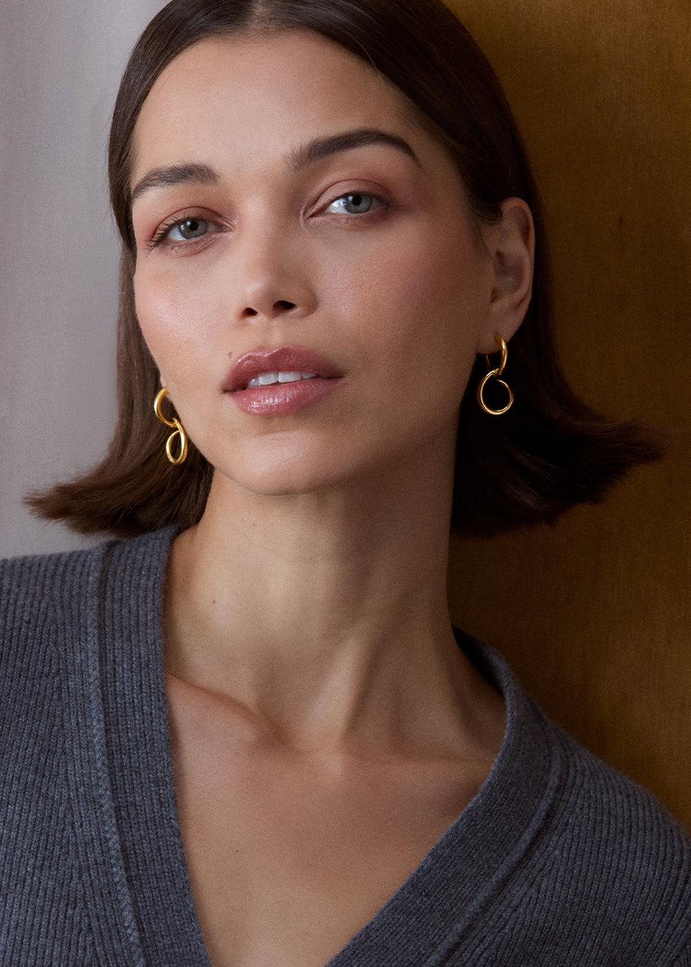 Toro Drop Hoop Earrings
