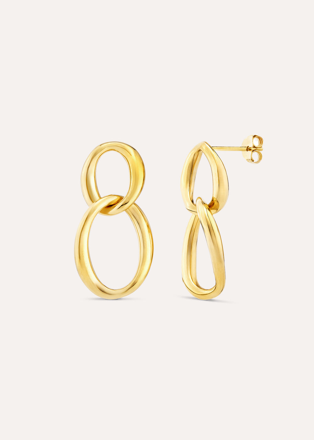 Wave Double Drop Earrings