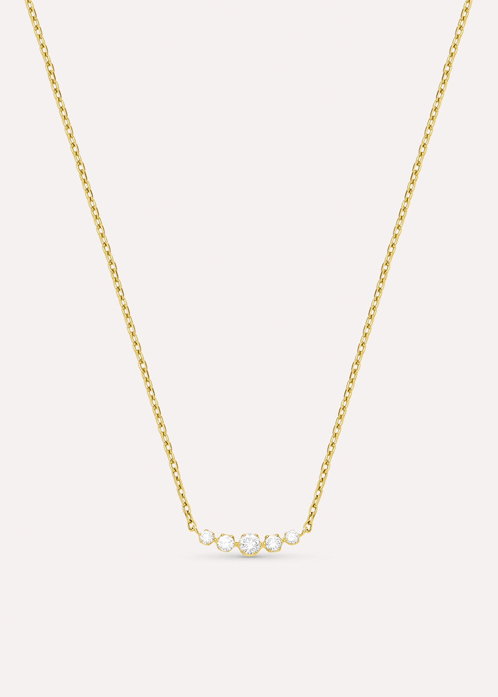 Elyhara Diamond Scoop Necklace