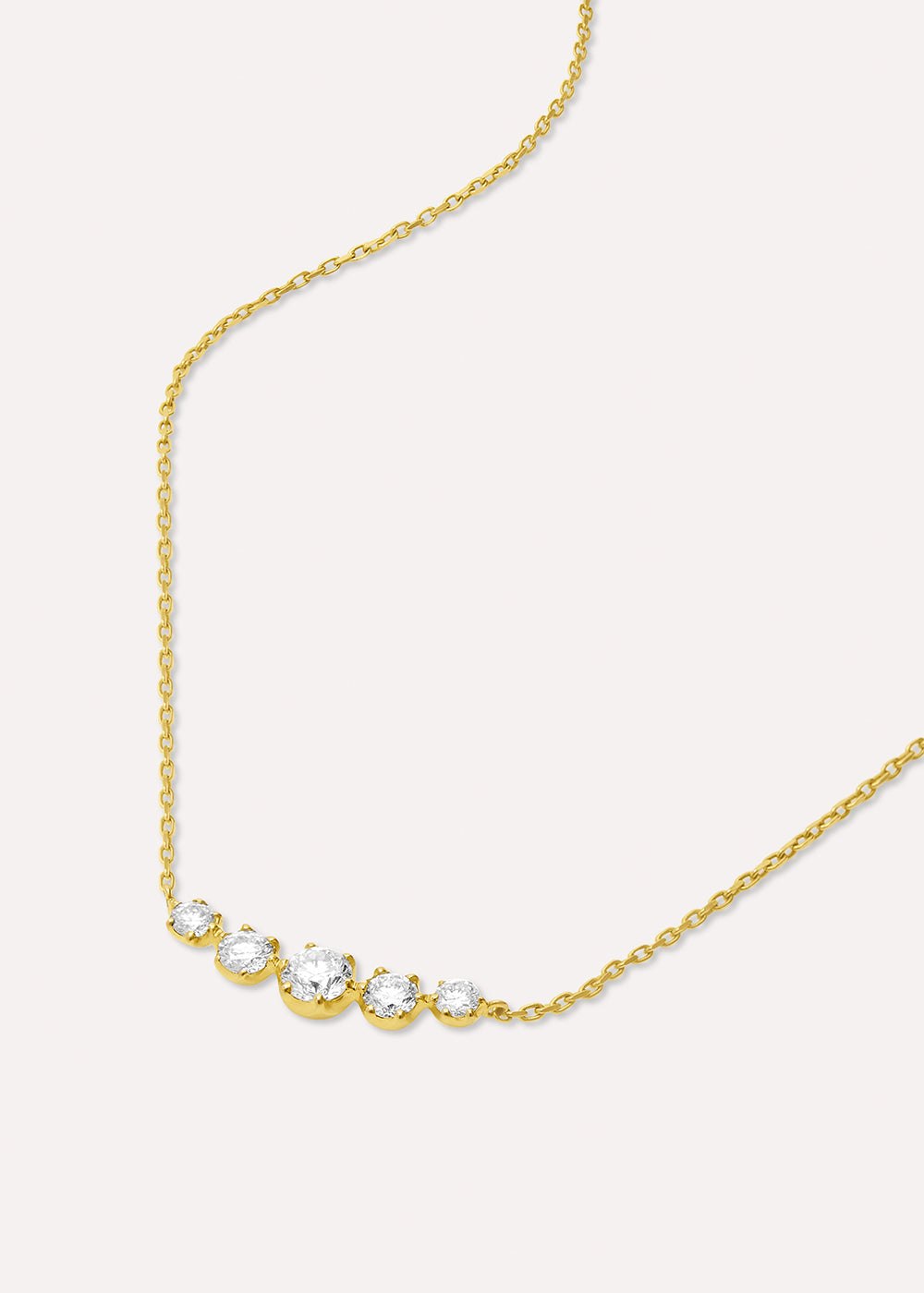 Elyhara Diamond Scoop Necklace