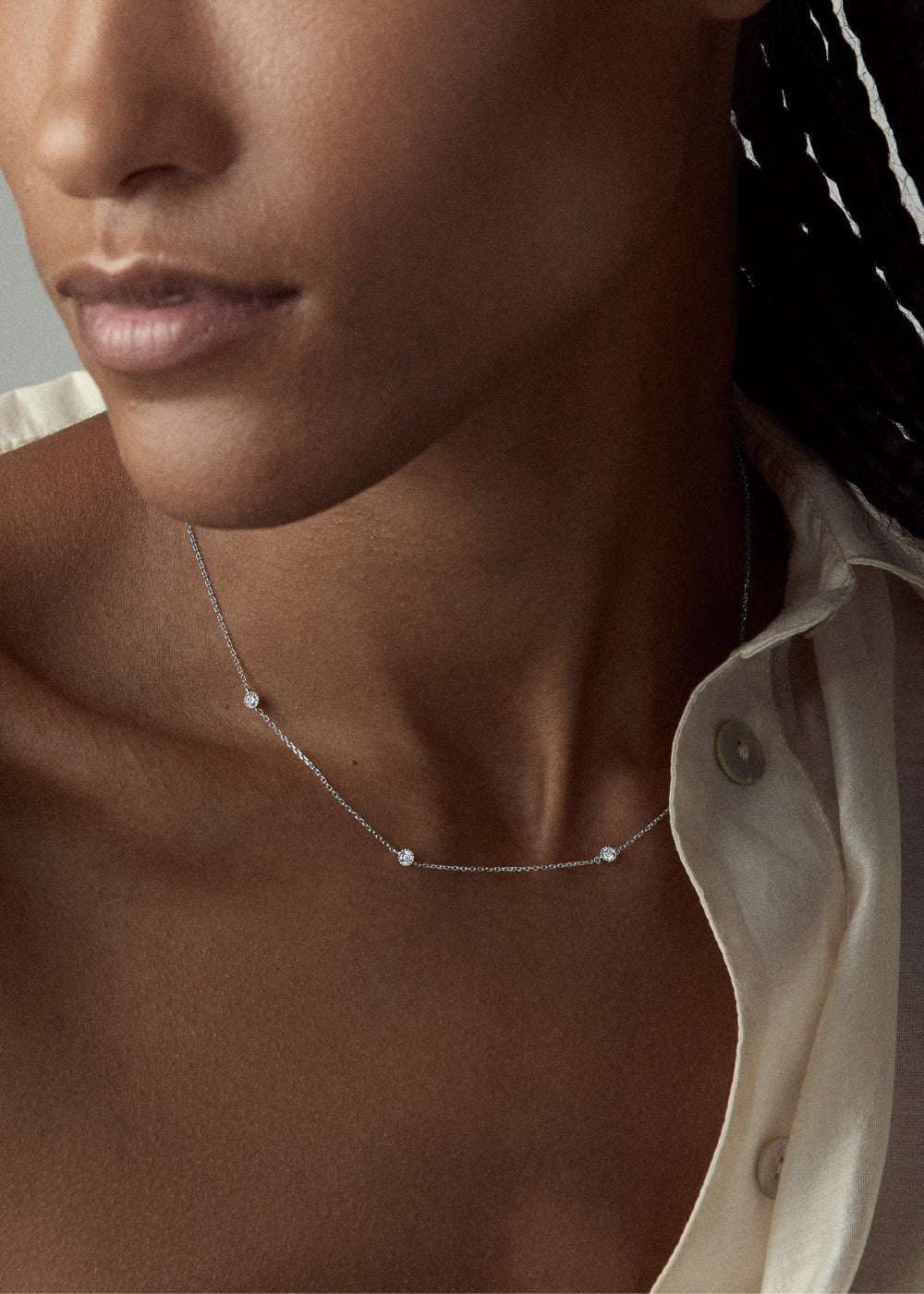 Jasmine Scattered Lab-Grown Diamond Necklace
