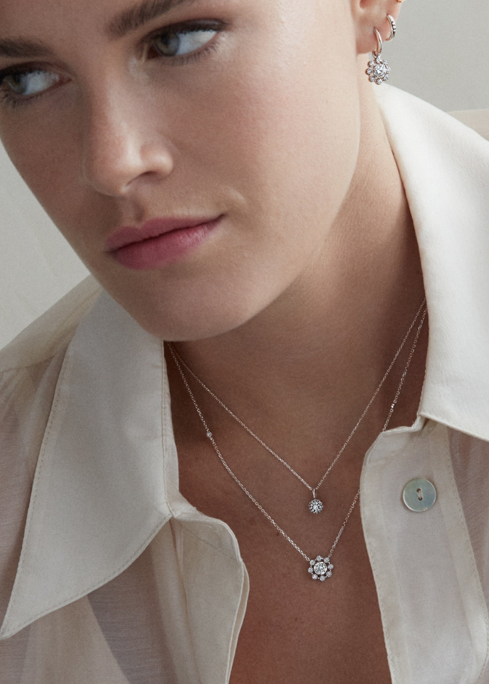 Lab-Grown Diamond Bon Bon Necklace