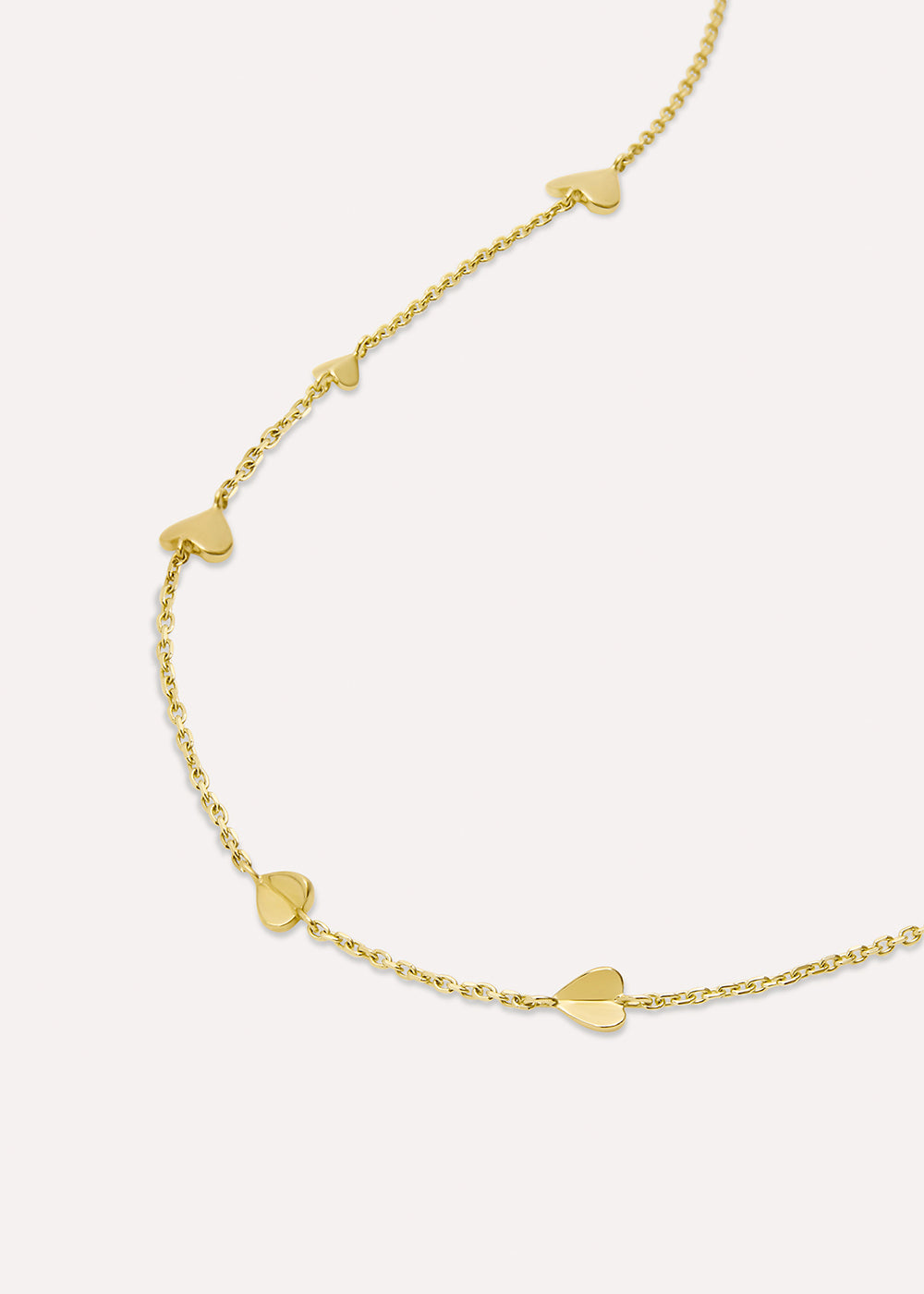 Folded Heart Necklace