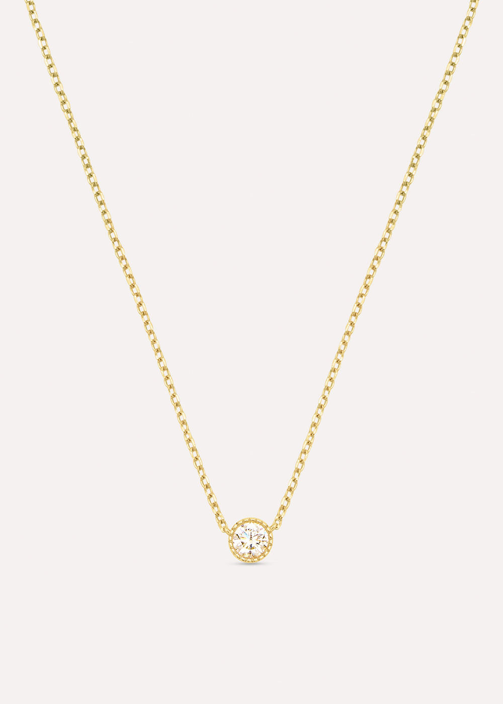 Jasmine Lab-Grown Diamond Solitaire Necklace
