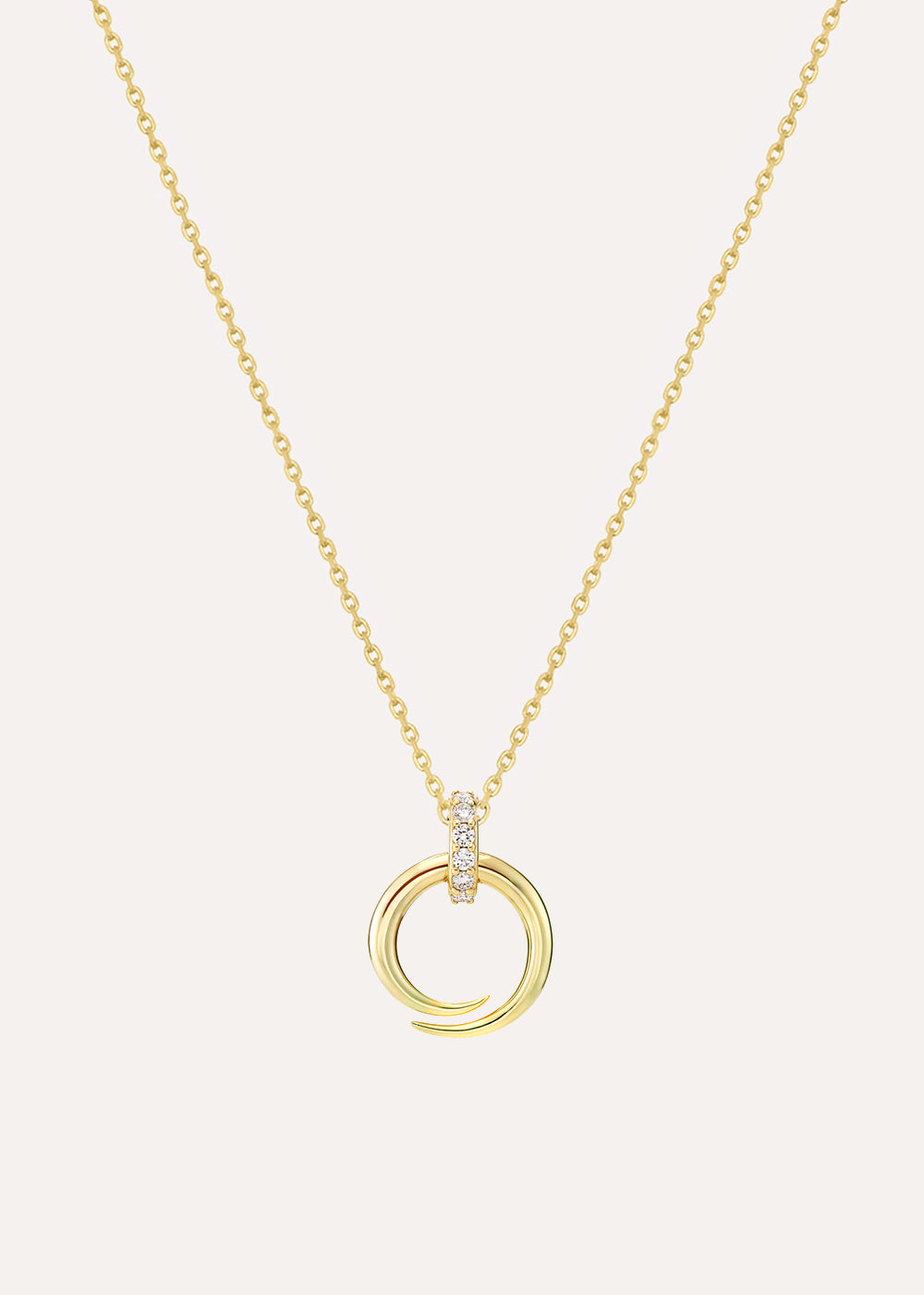 Toro Horn Loop Necklace