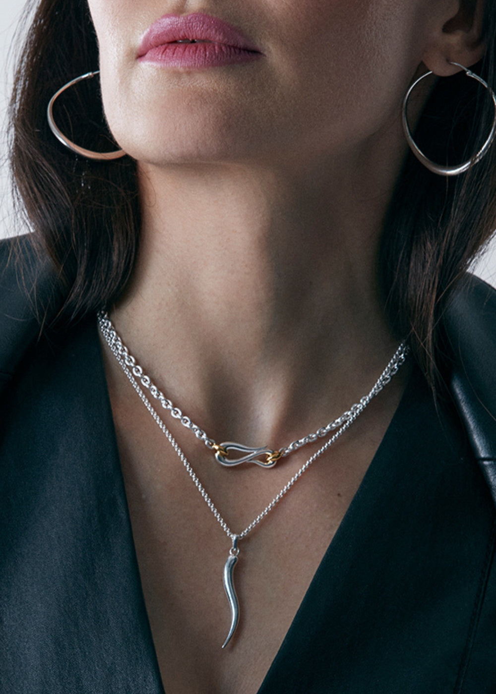 Toro Horn Charm Necklace