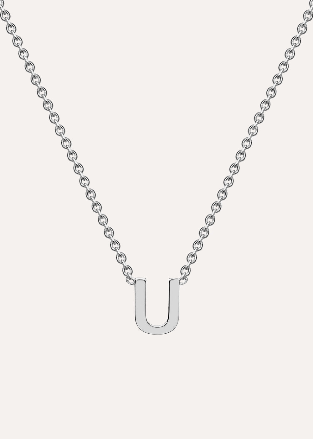 U Initial Necklace