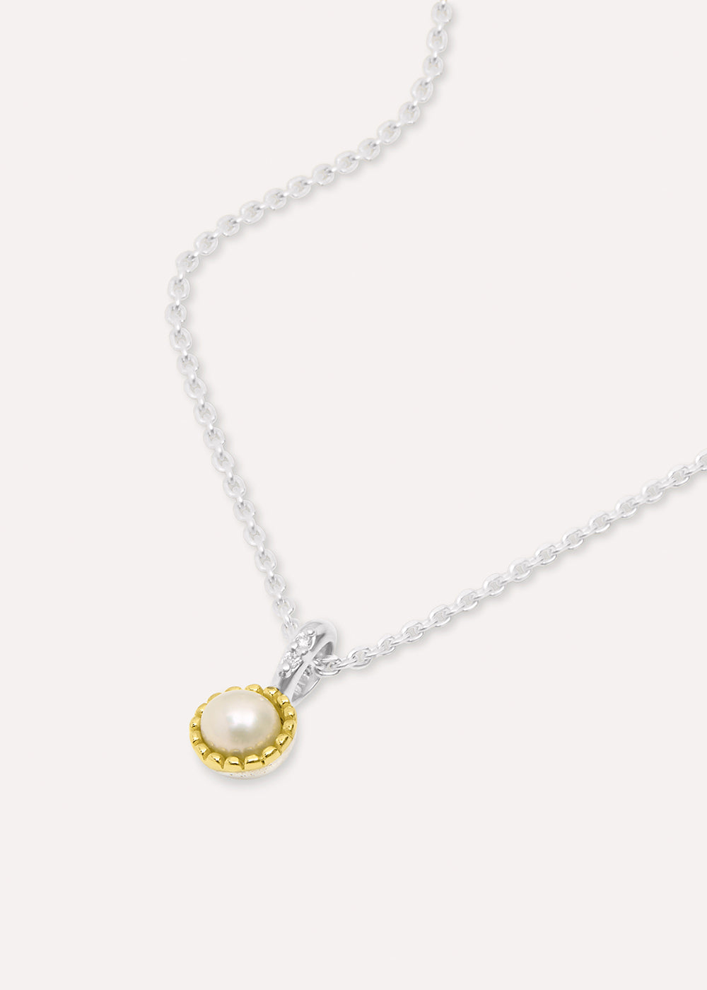Pearl June Birthstone Necklace