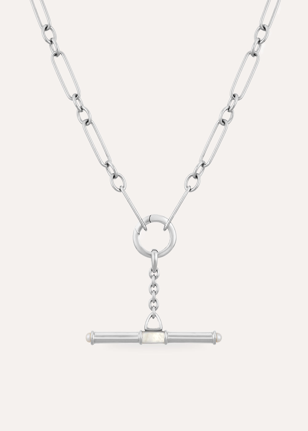 Mother of Pearl T-Bar Necklace