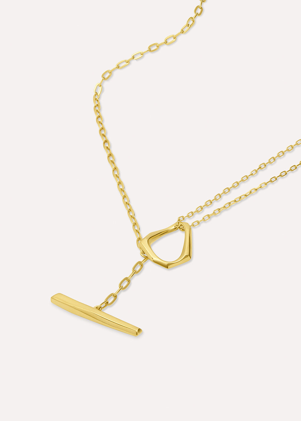 Thalassa Medium T-Bar Lariat Necklace