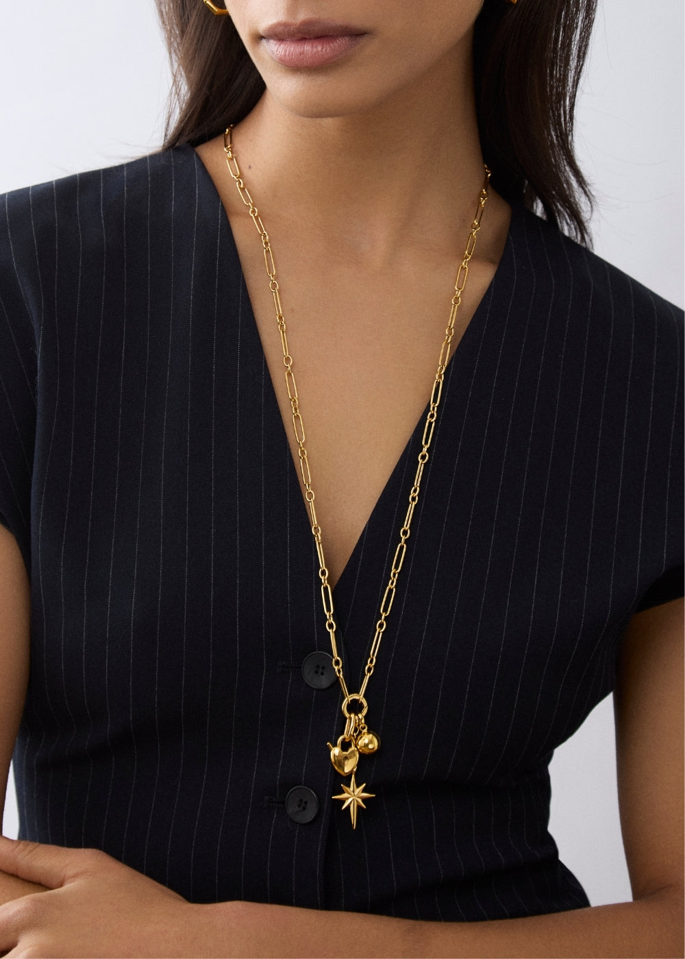 Lariat North Star Necklace