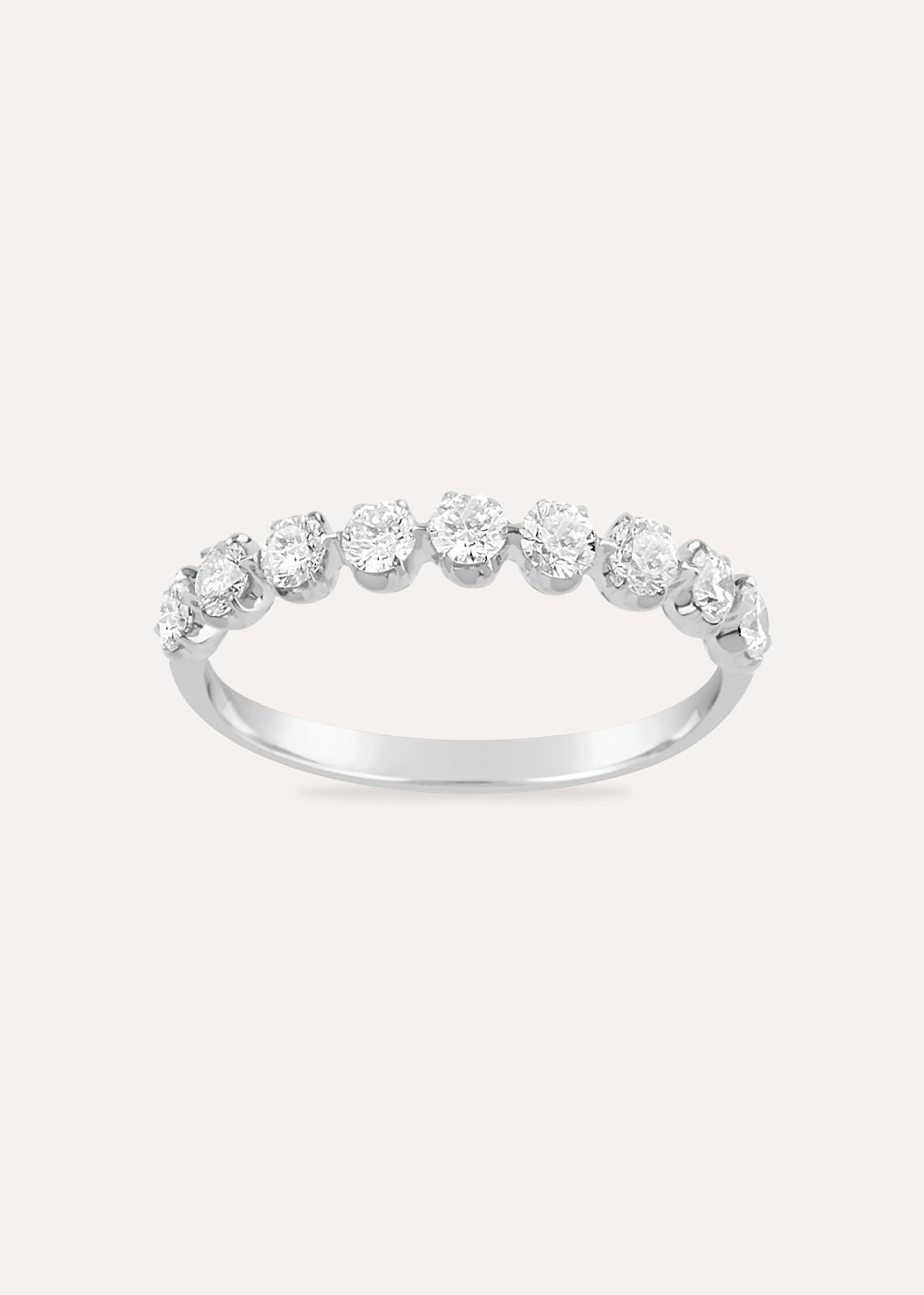 Elyhara Diamond Half Eternity Ring