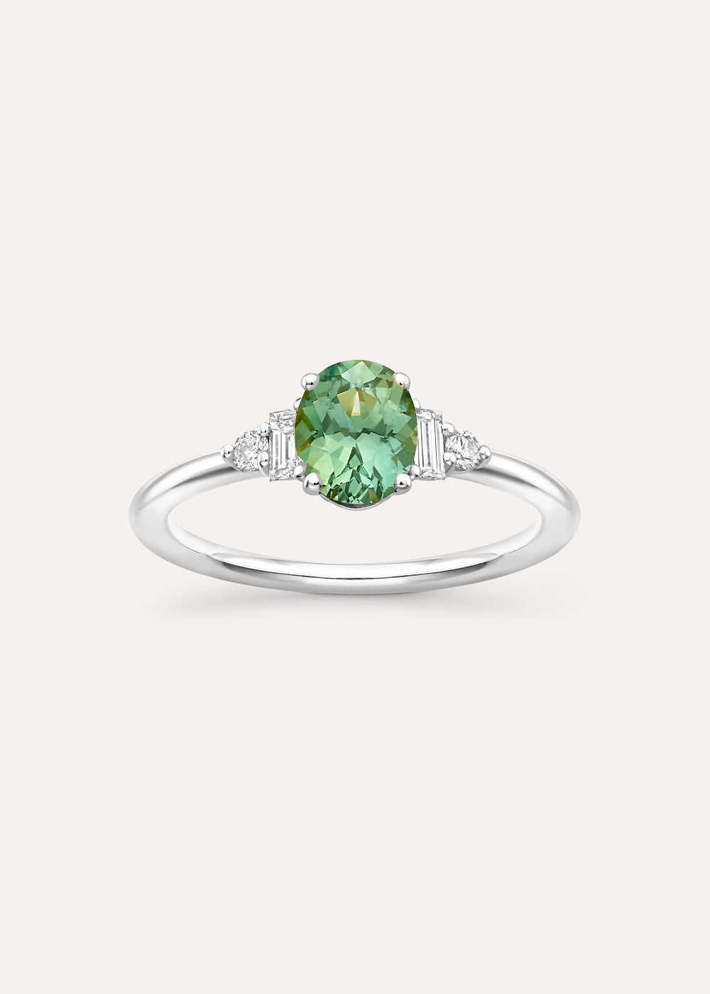 Katie Green Sapphire & Diamond Ring